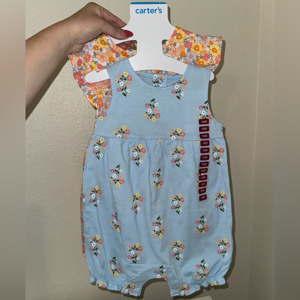 Carters 18 month rompers